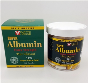 New & Improved Super Albumin 1500 mg 200 softgels