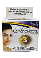 Concha Nacar White 3 Cream 2 oz
