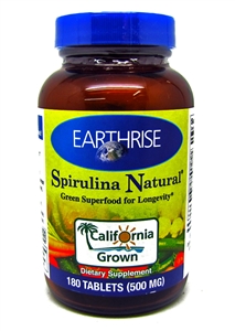 Earthrise Spirulina Natural 500 mg (180)