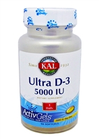 KAL Ultra D-3 5000 IU 90 ActivGels