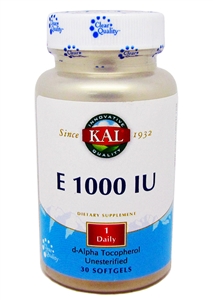 Vitamin  E 1000 IU 30 SoftGels