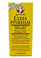 Lydia Pinkham Herbal Supplement w/ Black Cohosh Menopause 72 Tablets