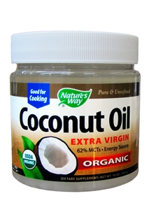 Nature's Way Organic Coconut Oil Extra Virgin (16 oz)