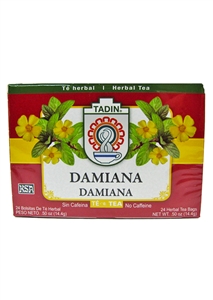 Tadin Damiana Tea 24 Tea Bags