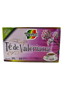 Therbal Valerian Root Tea/Te de Valeriana 24 Tea Bags