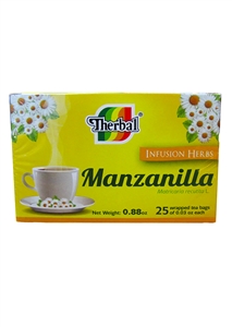 Therbal Chamomile Tea/Te de Manzanilla 25 Tea Bags