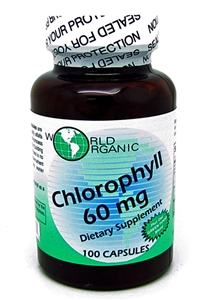 World Organics Chlorophyll 60 mg 100 Capsules