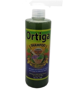 Ortiga Shampoo - Shampoo with Ortiga Extract for treat hair loss 16 oz