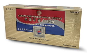KOREAN RED GINSENG ANTLER  850 mg  100 CAPS