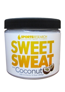 NEW!! Sweet Sweat with Extra Virgin Organic Coconut Oil 13.5 oz Jar