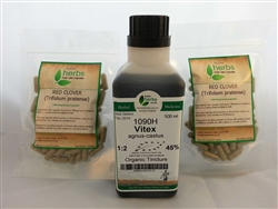 Herbal Menopause Kit -  2x 100x Pure Herbal Capsules & 1x 500ml Tincture
