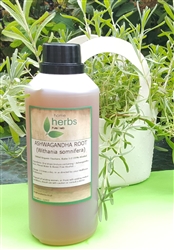 Organic Ashwagandha Root Tincture (500ml) High Strength Herbal Extract