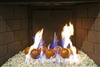 4 inchlight Brown porcelain coated Fire balls