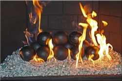4 inch Matte Black Fireball