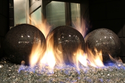 Gray high fire terracotta Fireball