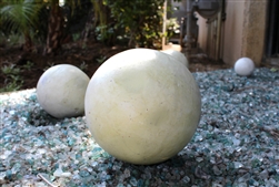 Decorative Lawn and Garden Art Balls.