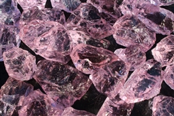 Light magenta fire crystal for fire pits