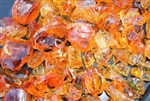 Dark Red Orange fire crystals