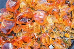 Dark Red Orange fire crystals