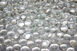 Round clear drop crystals