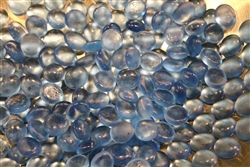 Frosted Periwinkle drop fire crystals