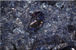 Dark Steel Blue Fire Crystal