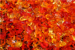 Bright Fall Colored Fire Crystal Toppers