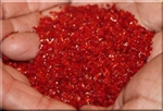 small red fire crystals