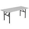 Uncaged Ergonomics Industrial Rectangular Folding Aluminum Table