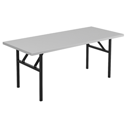 Uncaged Ergonomics Industrial Rectangular Folding Aluminum Table