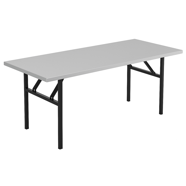 Uncaged Ergonomics Industrial Rectangular Folding Aluminum Table