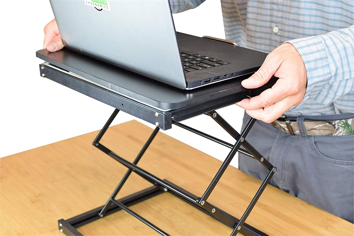 Uncaged Ergonomics CD4 Laptop Standing Desk Riser - Adjustable