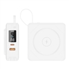 Uncaged Ergonomics 7-in-1 Portable Power Bank with Wireless Charging- 10000 mAh (WHITE)