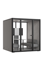 Uncaged Ergonomics Office Pod- Soundproof Work & Meeting Booths (MEDIUM)