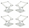 RISE Swivel Adjustable Laptop Desk Stand 2.0- White (4 Pack)