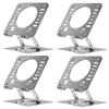 RISE Swivel Adjustable Laptop Desk Stand 2.0- Silver (4 Pack)