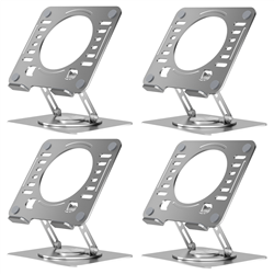 RISE Swivel Adjustable Laptop Desk Stand 2.0- Silver (4 Pack)