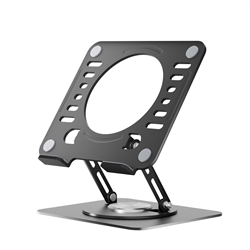 RISE Swivel Adjustable Laptop Desk Stand 2.0- Black