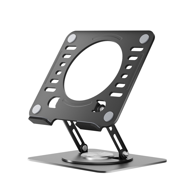 RISE Swivel Adjustable Laptop Desk Stand 2.0- Black