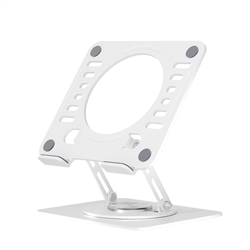 RISE Swivel Adjustable Laptop Desk Stand 2.0- White