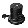 Uncaged Ergonomics Wireless Retractable Power Strip with Auto Cord Management & Wireless Charger