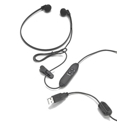 Spectra SP-USB USB Transcription Headset with Volume Control