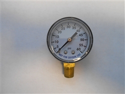 Pool Filter Pressure Gauge Bottom Mount