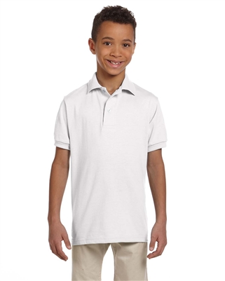 Jerzees Youth 5.6 oz., SpotShieldâ„¢ Jersey Polo | 437Y