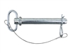 Bulldog Gooseneck Coupler Pin w/ Clip -3/4" x 6"