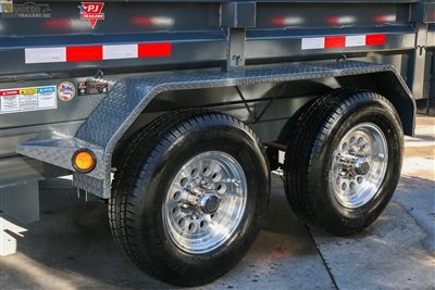 HiSpec 16"x 7" 6 lug on 5.5 " Series 3 Aluminum Modular Trailer Wheel