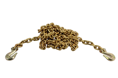 3/8" Grade 70 Transport Chain w/ Grab Hooks -20 ft.