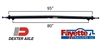 7,000 lb. Trailer Axle Beam Only  -95" HF 80" SC