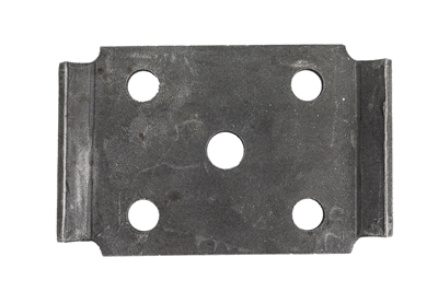 Axle U-Bolt Tie Plate Only for 2-3/8" Round Trailer Axles