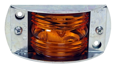 Steel Armored Clearance / Marker Light - Amber